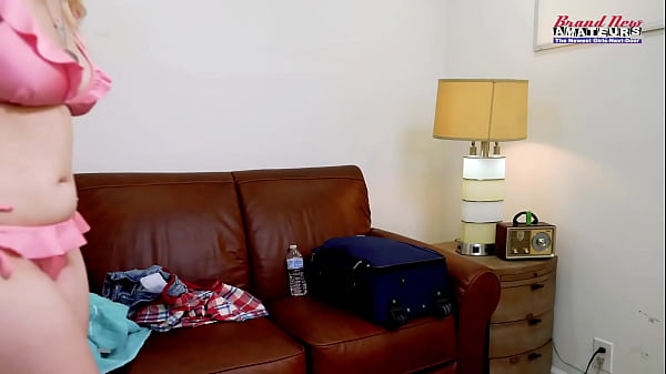 Blonde Cutie Annie Archer Rubs Her Twat With A Sex Toy And Gives A BJ!