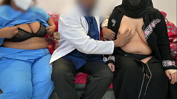 Doctor having fun with nurse and patient in Bangladesh got leaked