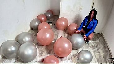 Dominant Denim MILF Balloon Humiliation. Giant Popping, Deepthroat, Doggy and Double Cum preview