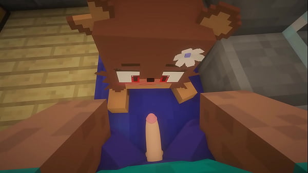 bitch gives me a blowjob. Minecraft