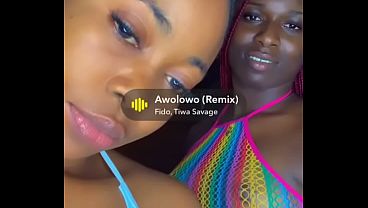 Black Melanin & Kremy Queen Chilling Before A Shoot