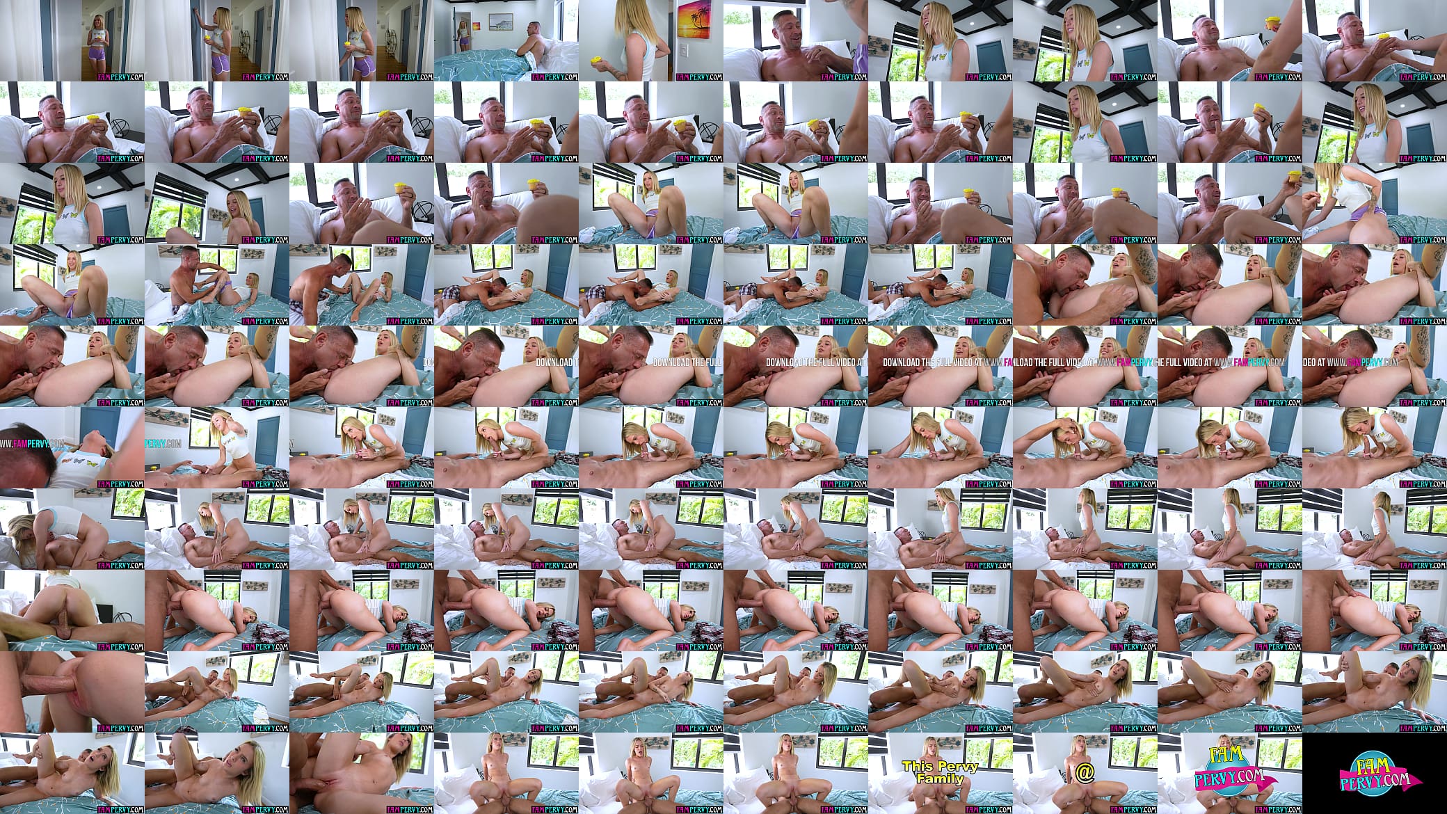 Kinky teen stepdaughter surprises her stepdad on step Fathers day 预览图