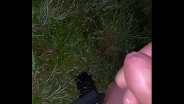 Download Video - sexy boy masturbation on woodland public park cock hot cum