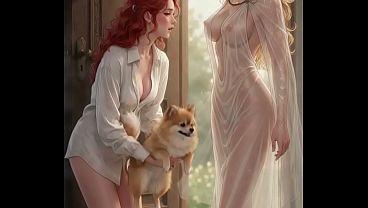 ai Viking Goddess Walk - Nude Fantasy Erotic Animation