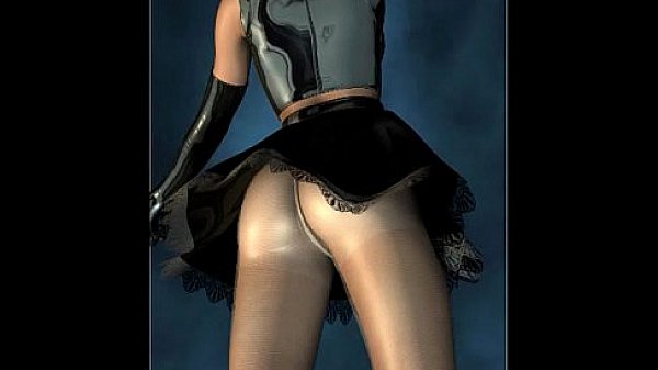 3d animated cybergirl dancing topless