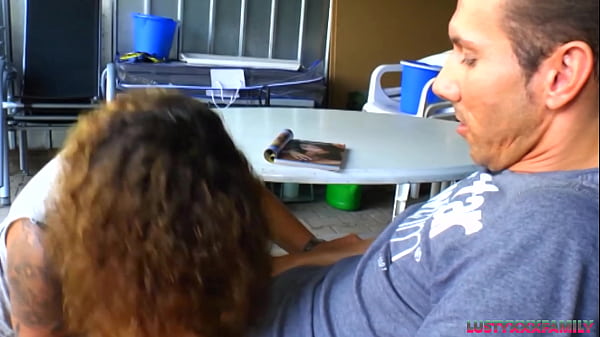 Hot milf surprised her step brother while he masturbate and fuck with him