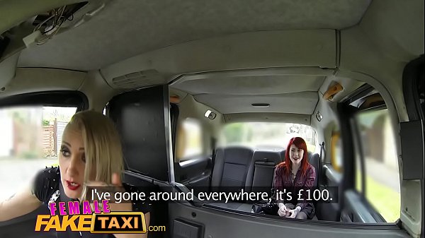 Female Fake Taxi Sexy lesbian dominates redhead with rough lesbian sex
