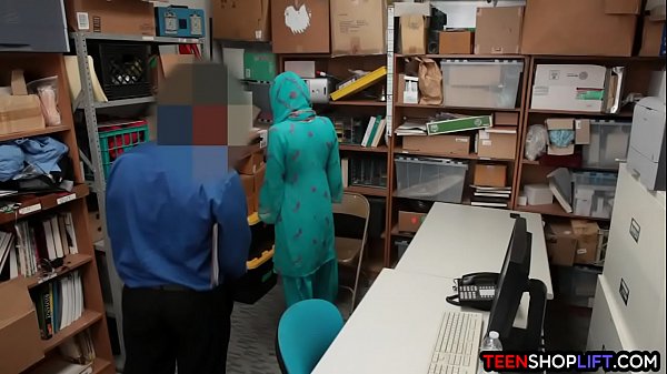Download Video - Arab teen shoplifter caught and fucked by security
