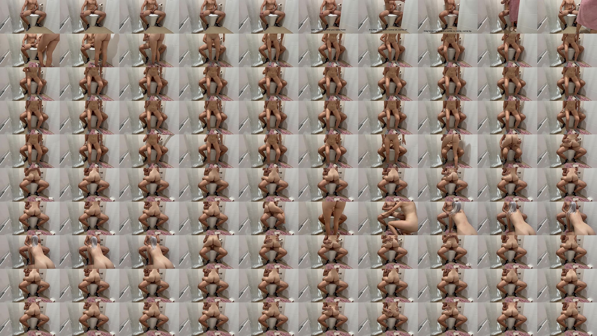 I surprise and fuck my friend's girlfriend who is at home for a few days while he works in her toilet 预览图