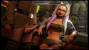 Ahsoker [パロディヘンタイゲーム] エピソード3 ジェダイ売春婦が公共の場でアナルクリムパイを受ける!