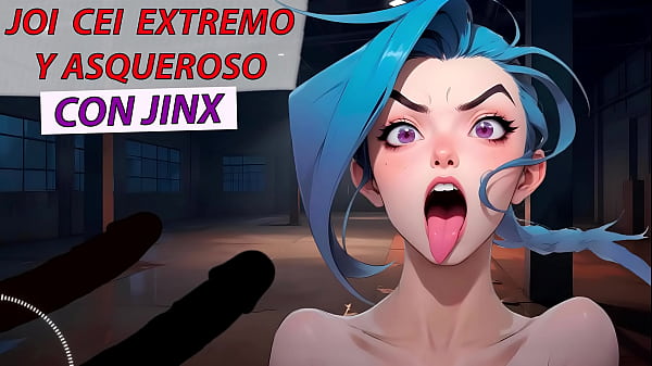 Download Video - JOI CEI Extremo y asqueroso con Jinx de League of legends&period; Voz espa&ntilde;ola&period;