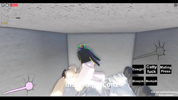 Bitch gets fucked by a horney guy on roblox