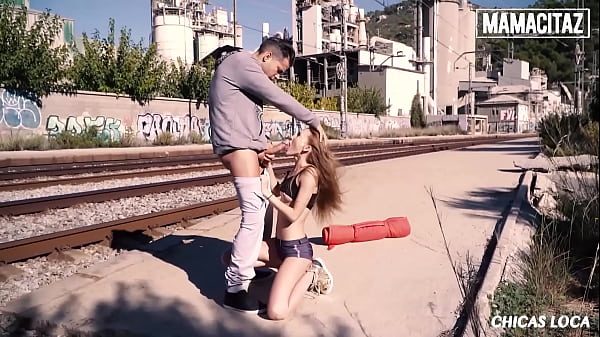 MAMACITAZ - (Alberto Blanco, Kira Parvati) - Sex In Train Station With Skinny Ukrainian Exhibitionist