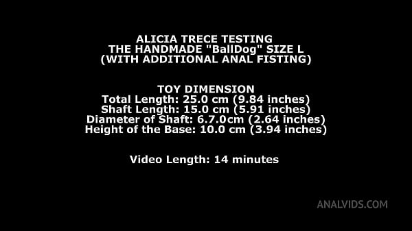 Alicia Trece Testing The Handmade "Balldog" Size L (With Additional Anal Fisting) TWT035