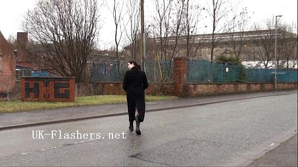 Bbw babe Alyss public nude and outdoor masturbation of chubby amateur of flashin