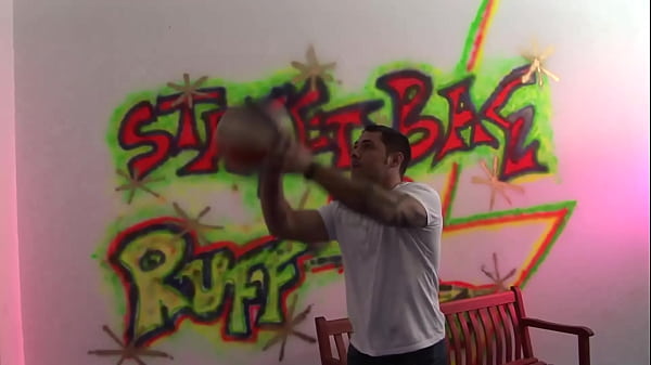 Stacey Saran Holds Onto The Graffiti Wall As He Fucks Her Hard From Behind