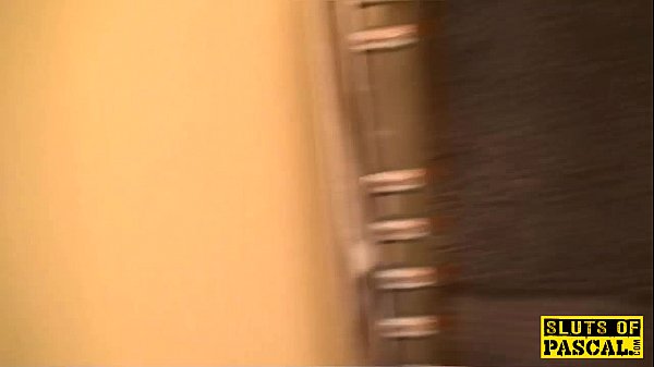 Mature english sub gets face drenched in cum