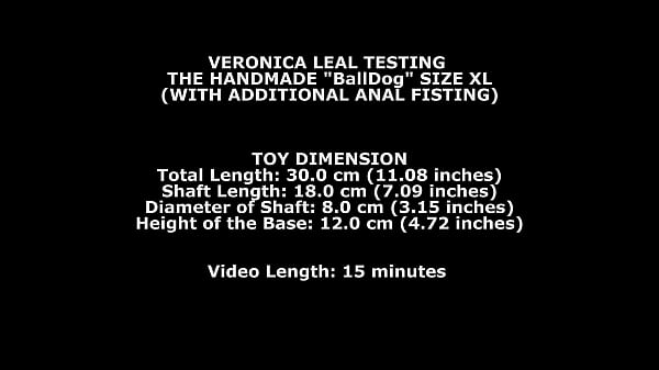 Veronica Leal Testing The Handmade Balldog Size XL (With Additional Anal Fisting) TWT205