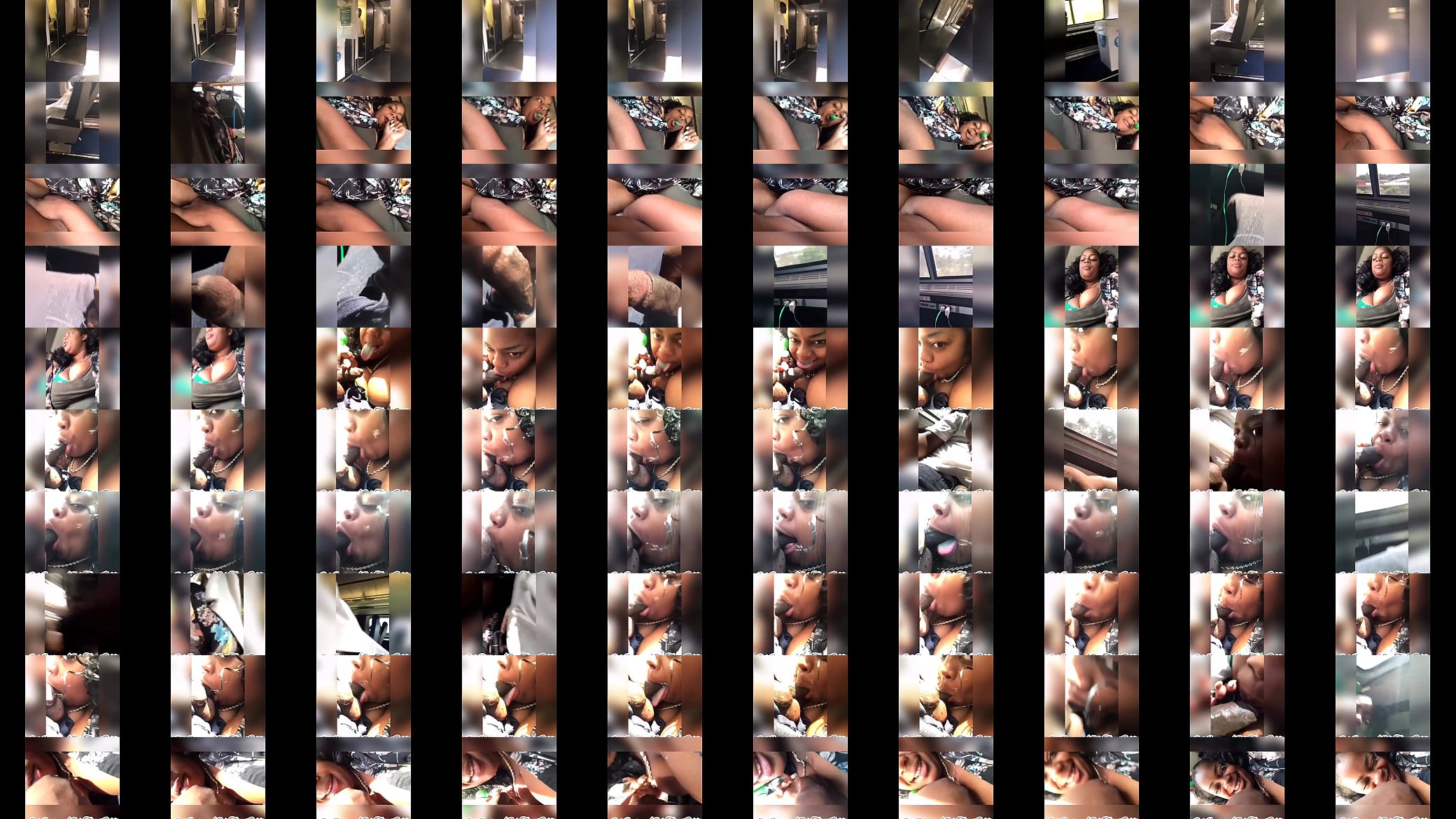 Hoe Gets Cumshot On public Train from a stranger. Public Challenge with TheGoldthroat 预览图
