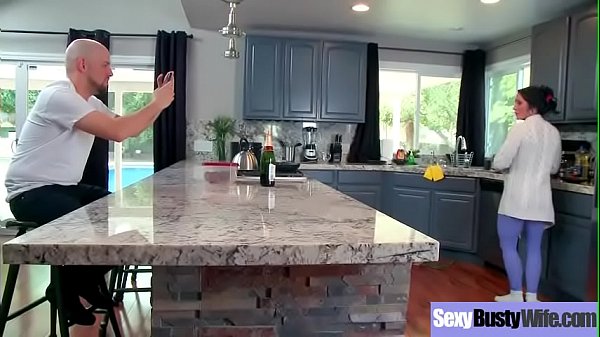Slut Wife (Ashton Blake) With Big Melon Boobs Hard Banged video-01