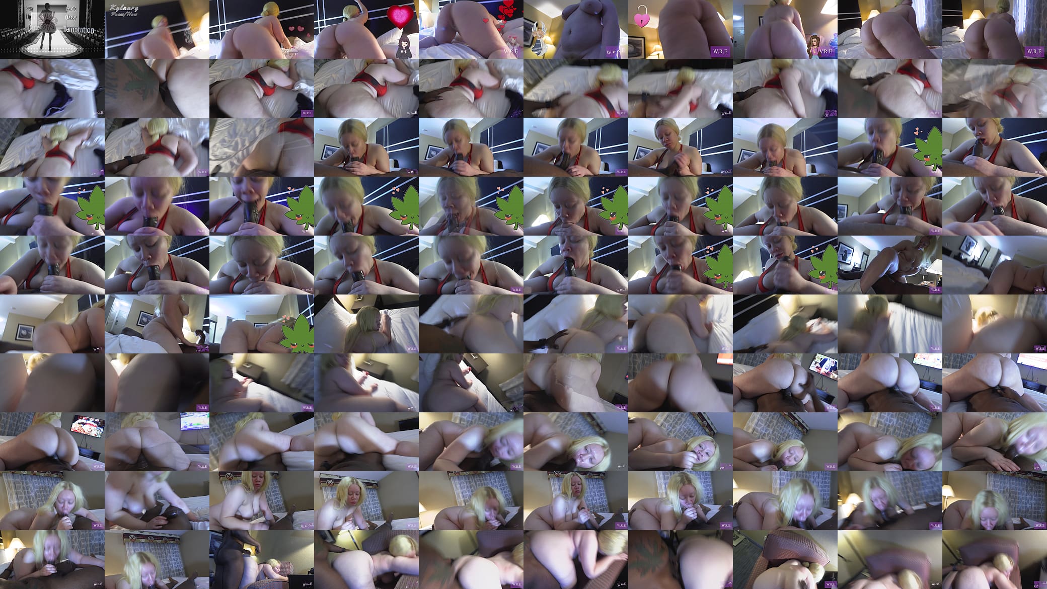 Albino Giving a Wet Blowjob and Backing Her Fat Ass up on BBC 预览图