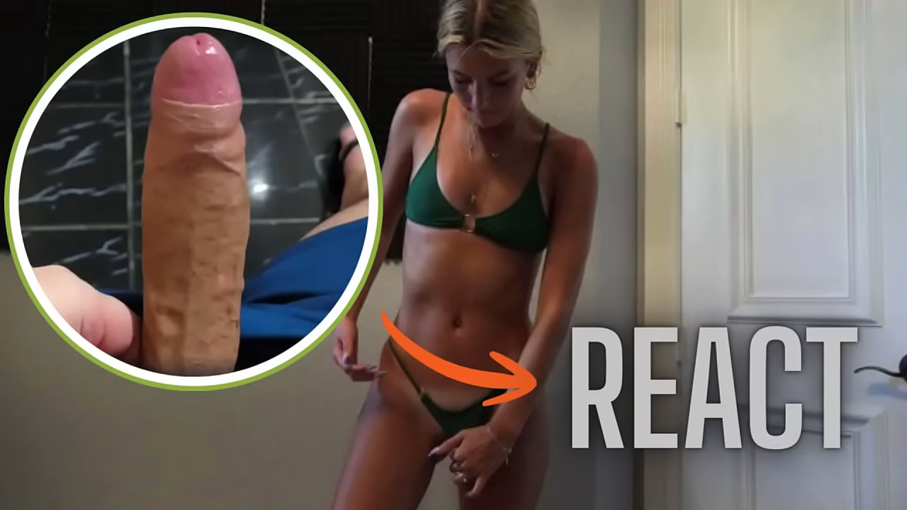 React: College GF Gets Nutted on After Pool Day