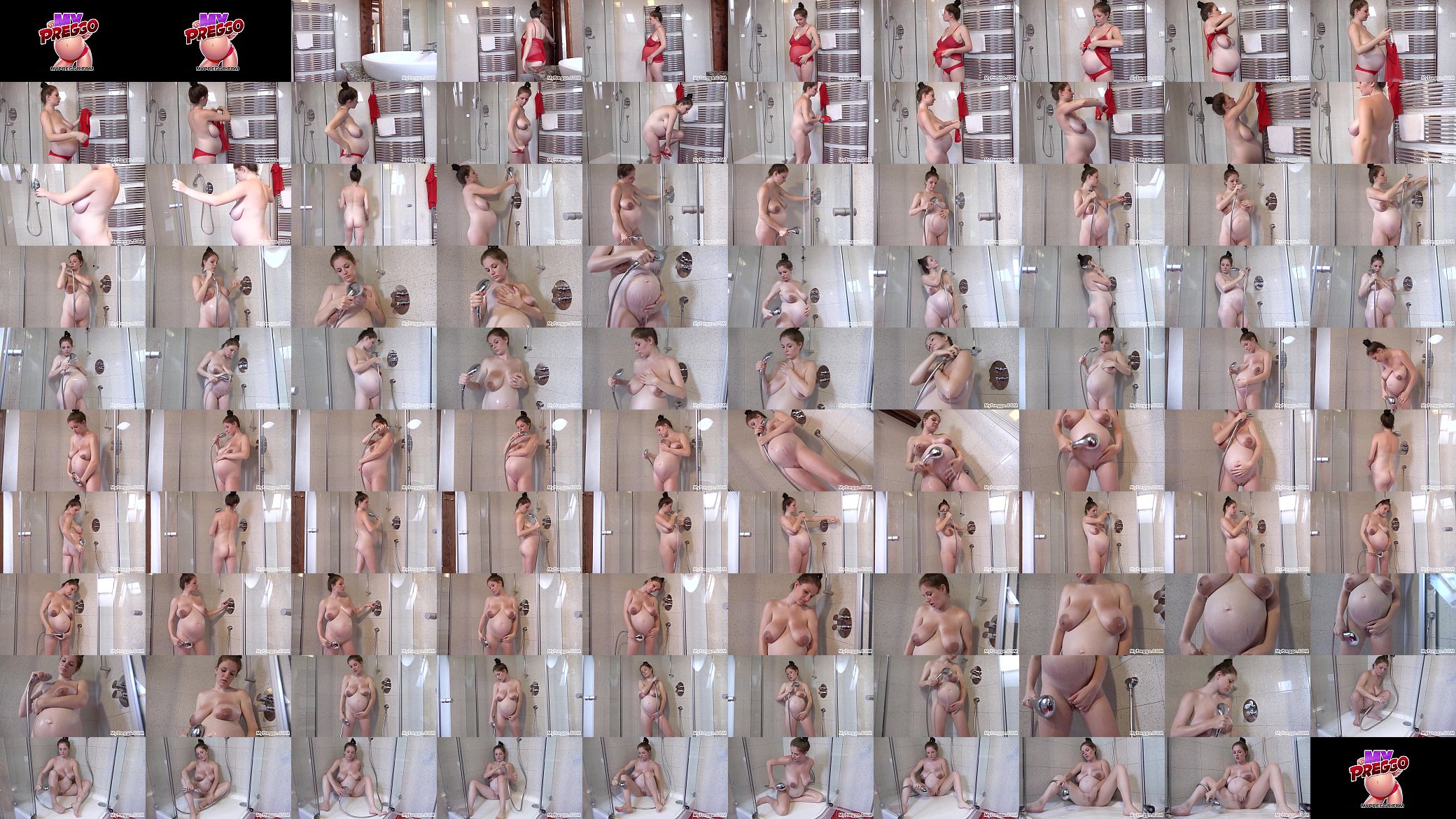 39 Weeks and Masturbating in the Shower! 预览图