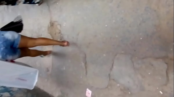 hot walking on the street