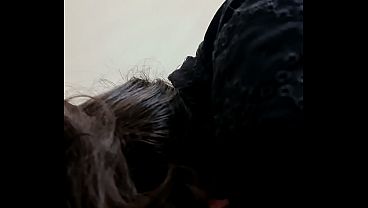 She sucks me until I cum in her mouth and then rides me until she cums.