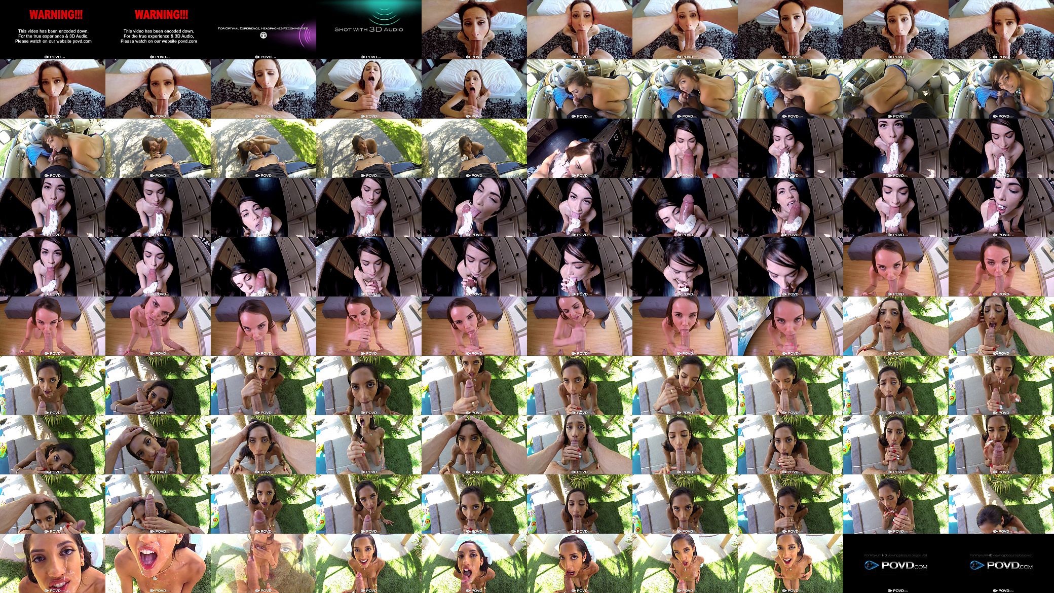 HD POVD - Compilation of girls show off blowjob skills 预览图