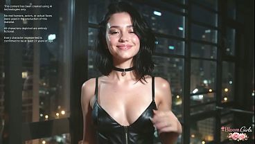I ordered myself a depraved 18-year-old whore who loves sucking cocks, and I came in her mouth![AI]