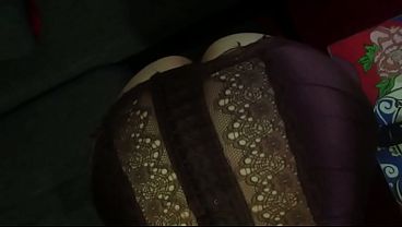 088 - Fucking White Blonde Bitch In Satin Corset; in POV