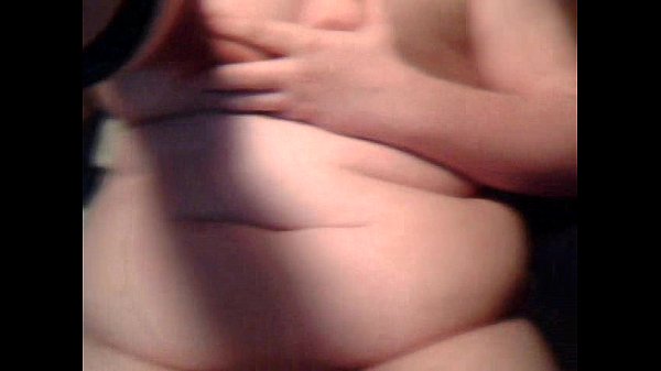 Fatty plays with tits.