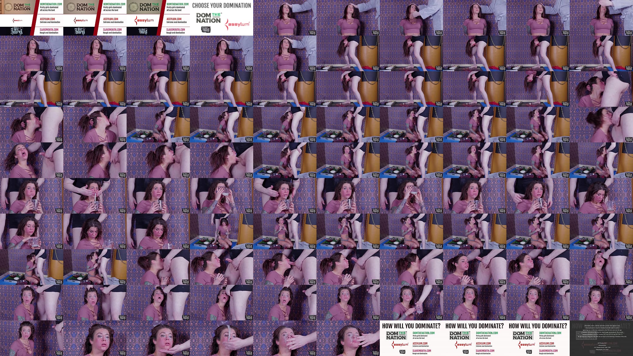 Tattooed sub  throat fucked 预览图