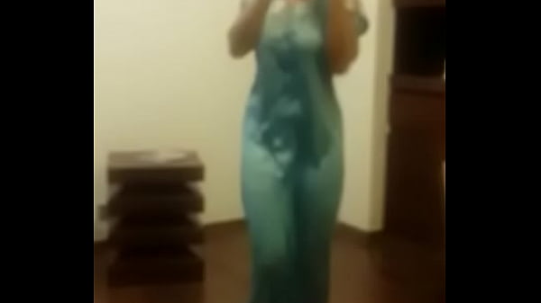 Indian Wife Dancing in hotel room