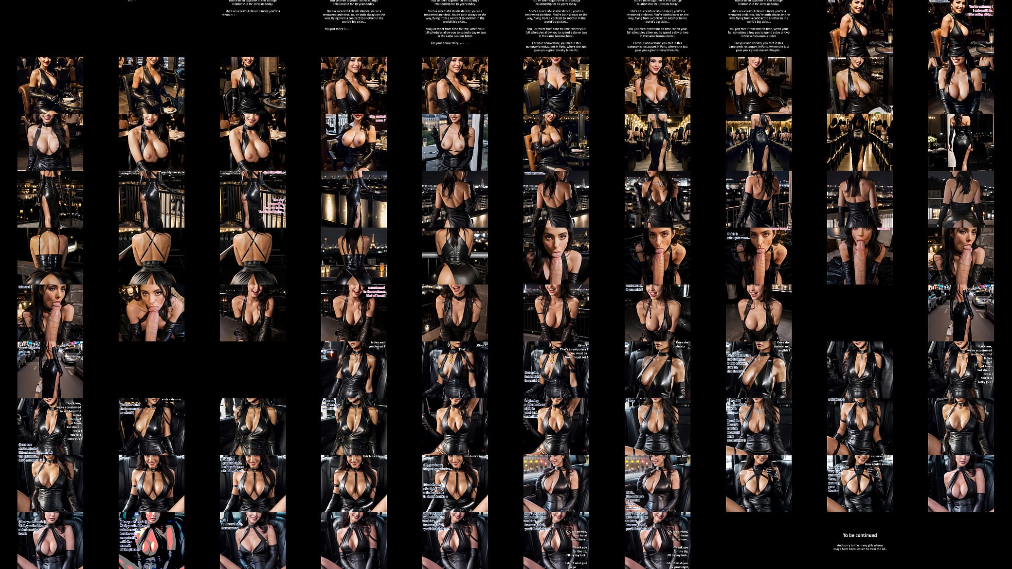 A Night in Paris - Part 2 - AI Illustrated Leather Porn Dream 预览图