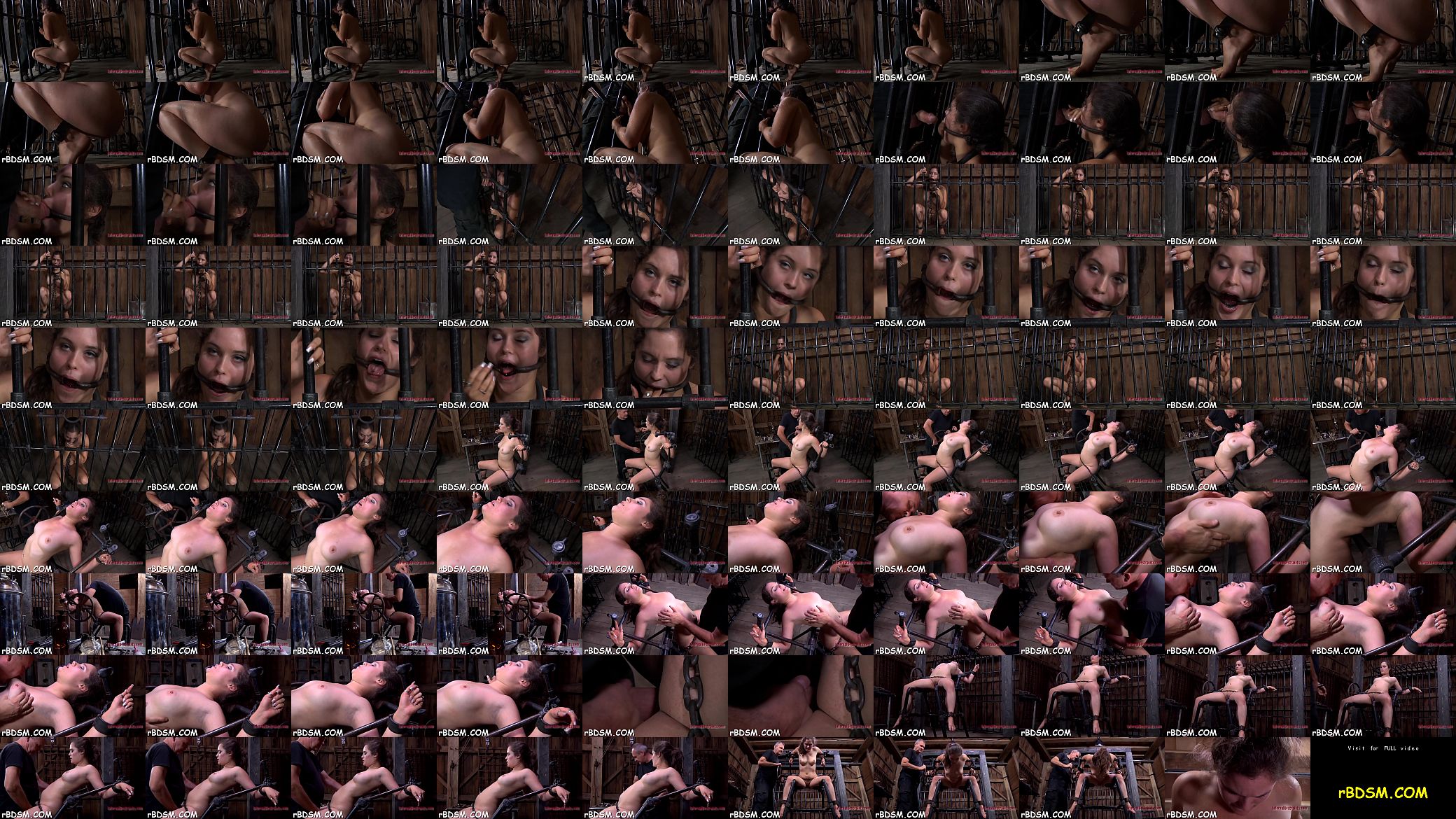 Restrained gal is made to suffer underneath hard toy playing 预览图