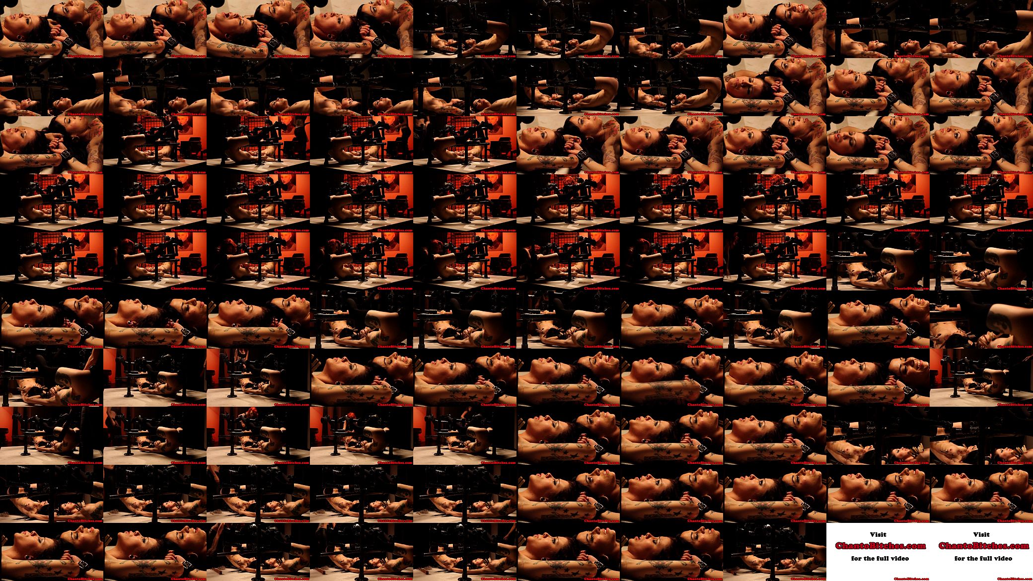 Restrained subs await their punishment 预览图