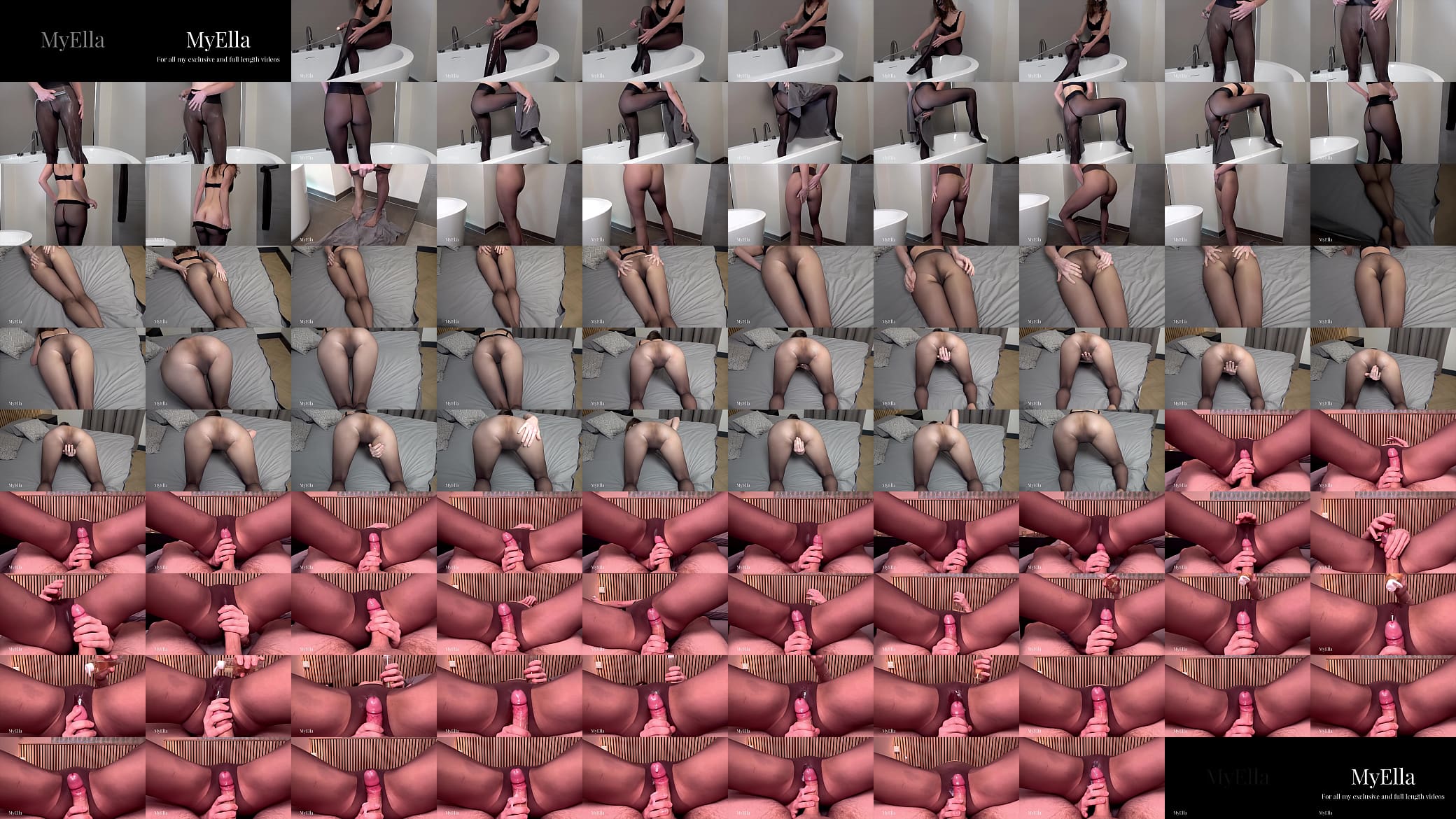 Cum on my wet pantyhose pussy 预览图