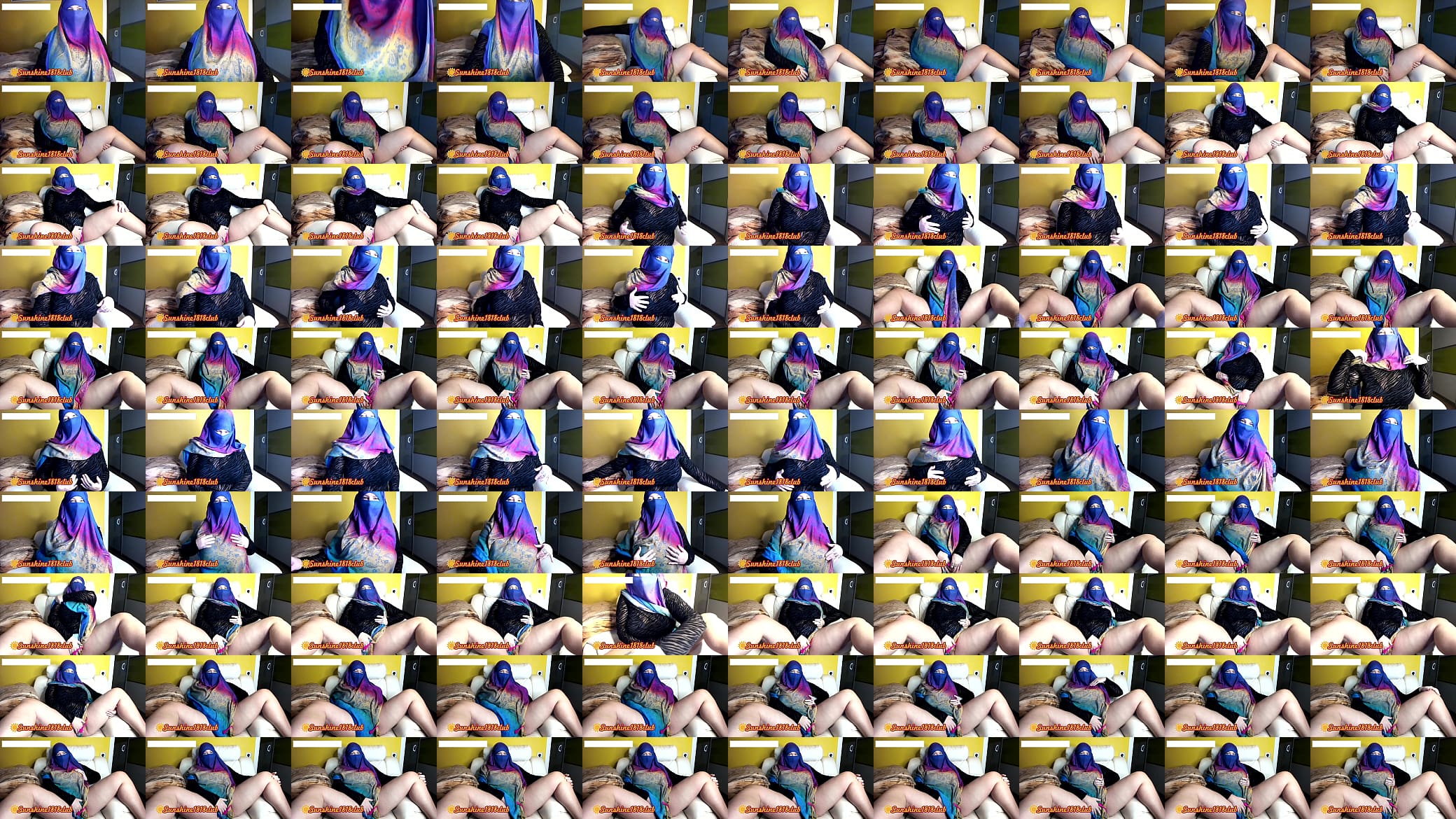 Horny wife in Hijab Arabic Muslim cam girl live recording cam show November 17th 预览图