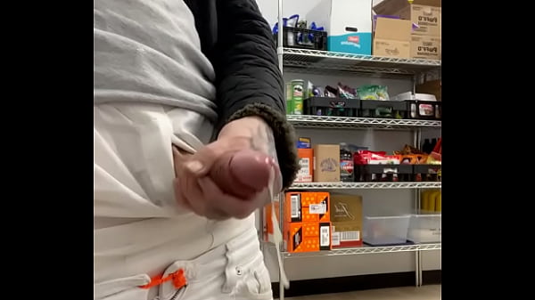 Une Autre Éjaculation Solo Au Bureau