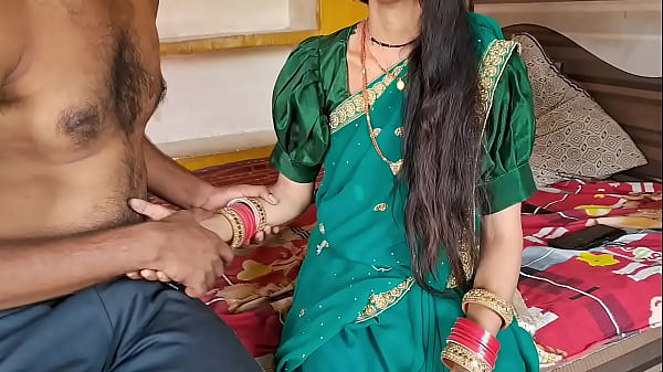 I fucked the neighbor's sister-in-law in a green saree and fucked the sister-in-law