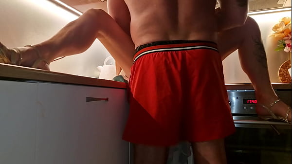 Long Dress, No Mercy — Raw Kitchen Counter Sex