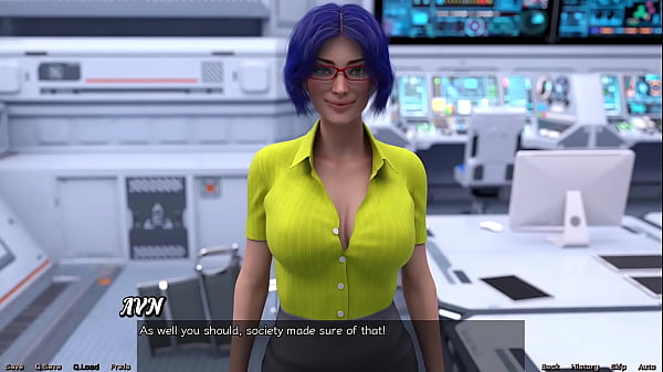 Stranded In Space #101 - Blue Haired Big Tits Milf Wants To Talk