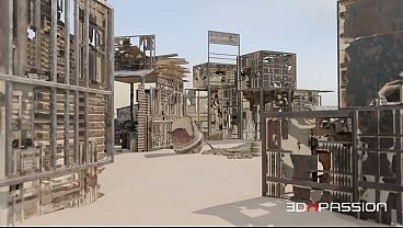 Futanari Mistress Taryn Rough Fucks Her Toy in Abandoned Desert Ruins &ndash; Deepthroat, Reverse Cowgirl & Hard Doggystyle