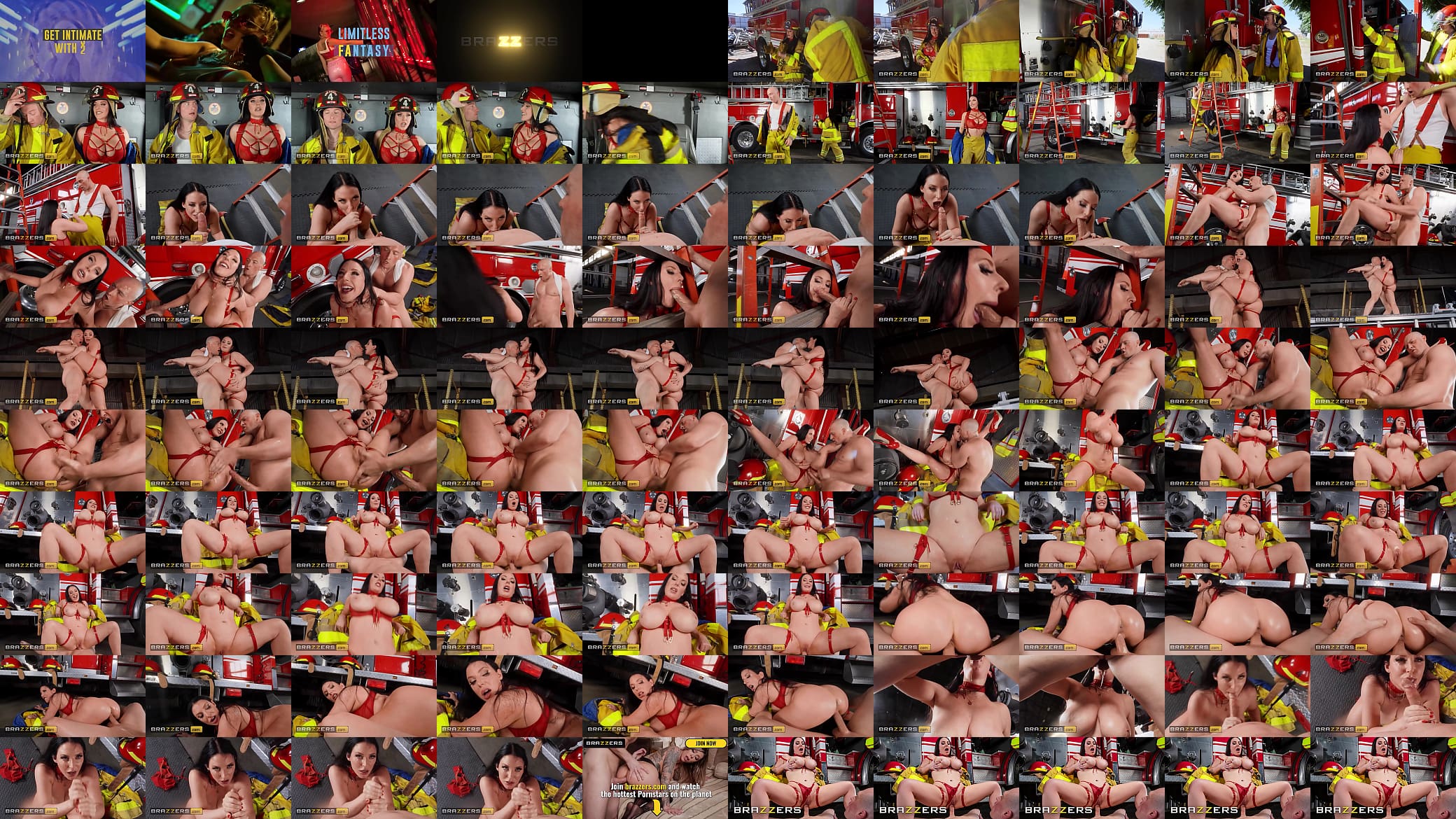 BRAZZERS - Busty Firefighter Angela White Heats Up The Flame Of Lust, Then Squirts To Save The Day 预览图