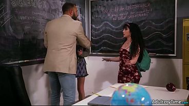 Mr. Will Pounder Pounds The 2 Lesbian Teens Myra Moans & Pixie Smalls