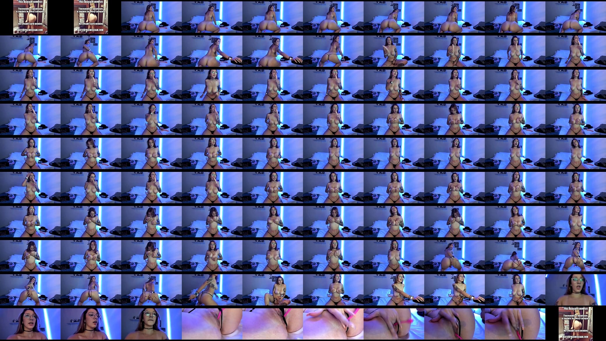 Thecosmicgirl teasing badly on cam - Watchfreewebcam.com 预览图