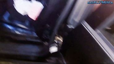 dogging, wife very horny, screaming on strangers' dicks in the street, public