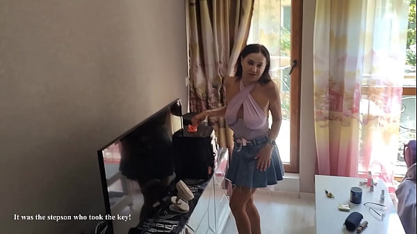 Download Video - Cunning stepmom seduces stepson into hot sex despite his chastity belt&excl;